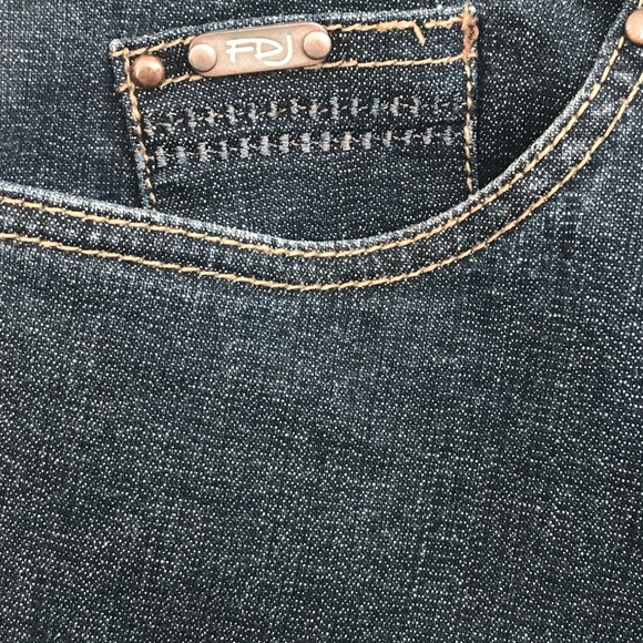 French Dressing Blues Suzanne Strait Leg women's size 10 Petite medium wash jean - Picture 4 of 10